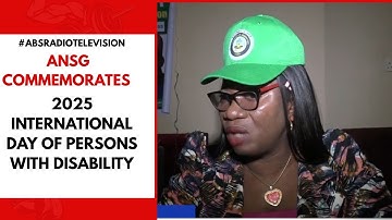 ANSG Commemorates 2025 International Day Of Persons With Disability