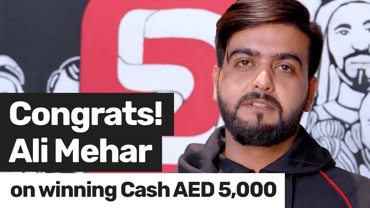 Winner of our AED5,000 Cash Prize!