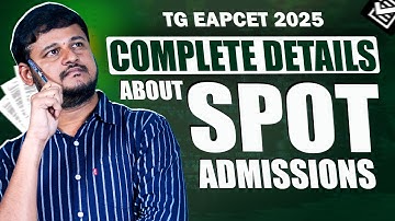 TG EAPCET 2025 Spot Admissions – Last Chance for B.Tech Seats! Don’t Miss This 🚨