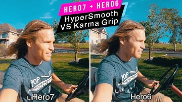 GoPro Hero7 HyperSmooth VS Hero6 on Karma Grip Gimbal (no stabilization) - GoPro Tip #619