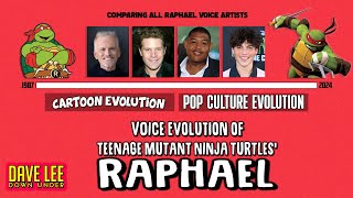 Voice Evolution of TMNT's RAPHAEL Compared & Explained  37 Years | CARTOON EVOLUTION