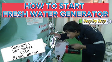 HOW TO START FRESHWATER GENERATOR | Toping