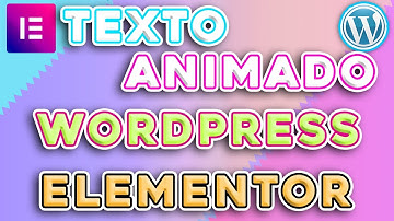 TEXTO ANIMADO EN WORDPRESS/ELEMENTOR 💥🔴💥 Cómo crear animación de texto/título en Elementor/Wordpress