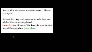 PEBL Novel Faces and Places (NFAP) Test