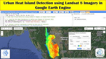 Urban Heat Island Detection using Landsat 8 Imagery in Google Earth Engine