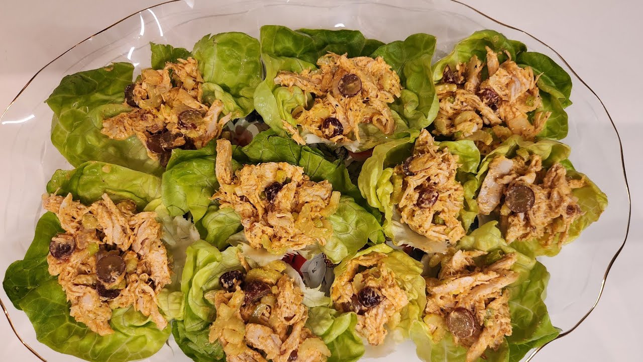 Rotisserie chicken Lettuce wrap. Quick, delicious & healthy! YouTube
