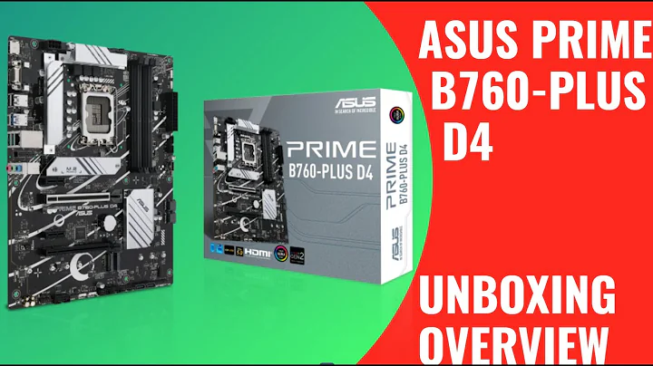 ASUS PRIME B760-PLUS D4 🎯  Motherboard Unboxing and Overview