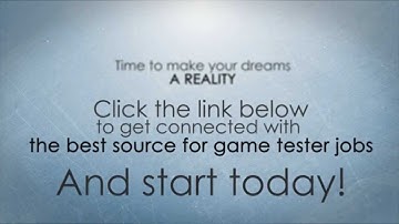 Why Be A Game Tester? Here