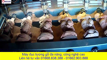 Máy CNC Đục Tượng Gỗ Đông Phương Hà Nội