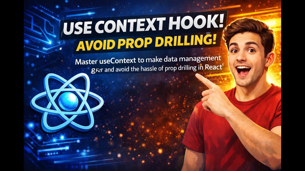 React useContext Hook Explained | Avoid Prop Drilling Step by Step
