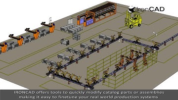IronCAD for Factory Layout Using Catalogs - CAD Design Tips
