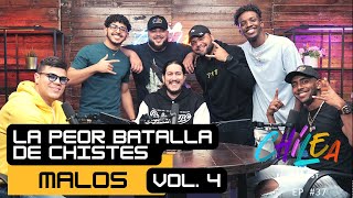LA PEOR BATALLA DE CHISTES MALOS 4 (Ft. Novelpoppys, Bryan Elton, Los Muchachones) Chilea el Podcast