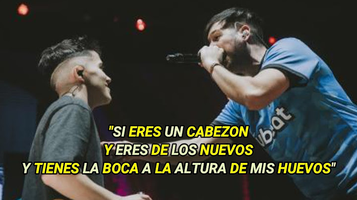 CHUTY VS GAZIR (CON LETRA) FINAL FMS ESPAÑA *BATALLON SUBTITULADO*