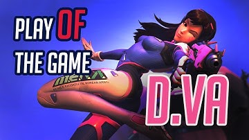 D.VA Quintuple Kill! POTG Overwatch