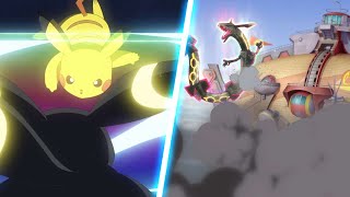 Shiny Rayquaza vs Rising Volt Tacklers-Pokémon Horizons Episode 44【AMV】- Pokémon Horizons:The Series