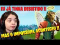 O modo OURO Maciço VOLTOU e o impossivel aconteceu - FORTNITE.