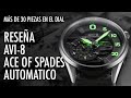 Reseña AVI-8 Ace of Spades Automático Reloj de Aviación Militar en Español