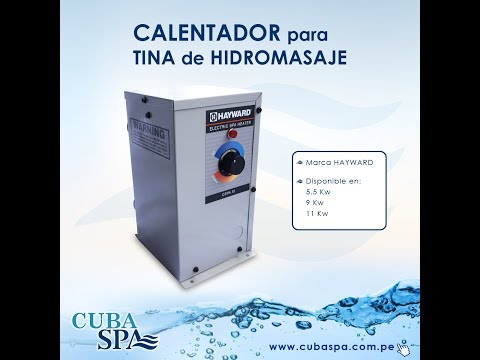 CALENTADOR ELECTRICO HAYWARD  CUBA&SPA SOLUCIONES 