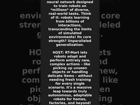 DeepMind UNLEASHES RT-Mart: Robots Learn REAL-WORLD Tasks! #Shorts