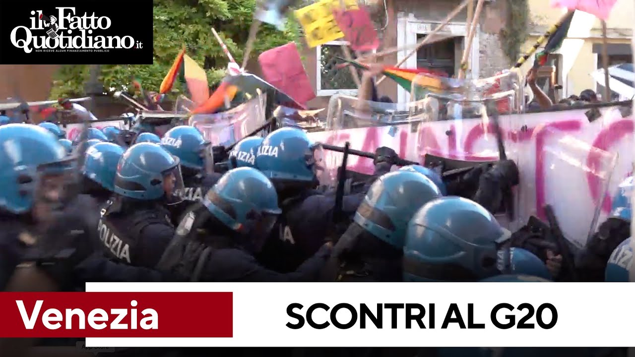 Venezia, tensione al G20 tra manifestanti e polizia. Ecco cosa è accaduto
