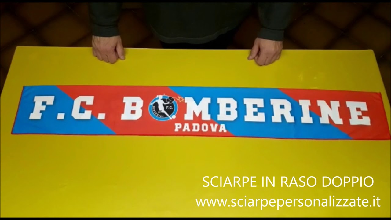Sciarpa raso Juventus tricolore