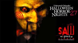 Saw Haunted House Walk Through 4K POV Halloween Horror Nights Universal Orlando HHN 27 2017