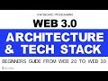 Web 3.0 Architecture &amp; Web3 Tech Stack for Beginners | Web2 vs Web3 Architecture