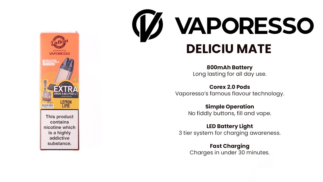 Vaporesso Deliciu Mate Unboxing & Setup