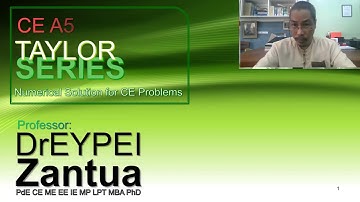 Taylor & Maclaurin Series | NUMERICAL SOLUTION for CE Problems: Introduction to Scientific Computing