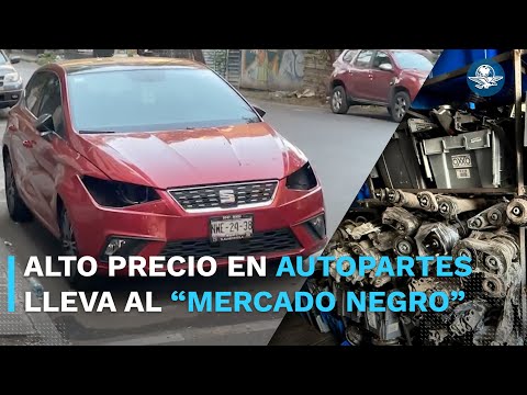 Se dispara robo de autopartes por altos precios