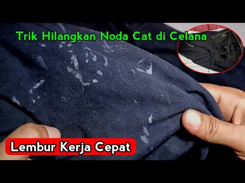 Trik Menghilangkan Noda Cat di celana-Tips Laundry Sederhana