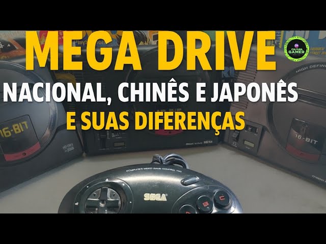 Mega Drive: O Original Japonês de 1989 vs Tectoy vs Chinês | As