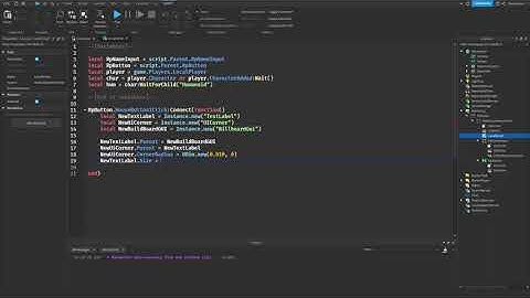 How to make a Roleplay Name | Roblox Studios