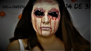 HALLOWEEN: NO EYES MAKEUP |Cristina Black & White