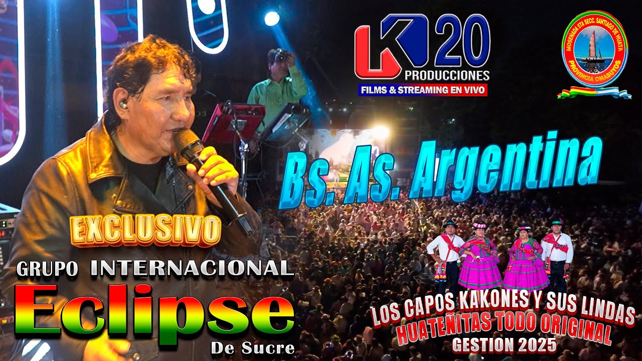 Grupo Eclipse en vivo - Moseñada Santiago de Huata 2025 Bs. As. Argentina