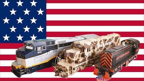 Trash to Track USA Diesel Loco special. 
