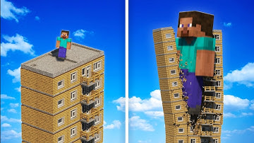 Big & Small Steve vs Dynamic Building