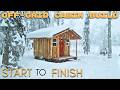 A cabin anyone could build  start to furnished  alaska offgrid