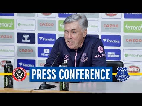 SHEFFIELD UNITED V EVERTON PRESS CONFERENCE | ANCELOTTI PREVIEWS BOXING DAY TRIP TO BRAMALL LANE