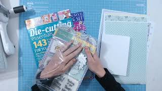 Floral Window Card - Using Die-cutting Essentials Issue 97 Memory Box Cover Set
