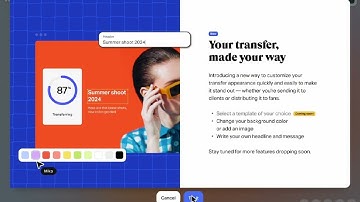 How to customise your file transfers with WeTransfer