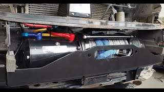 Новая площадка лебёдки РИФ в Nissan Patrol Y62: обзор и установка