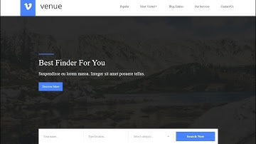 Html CSS Website Template