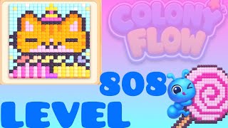 Colony Flow level 808 walkthrough hardn level #youtube 