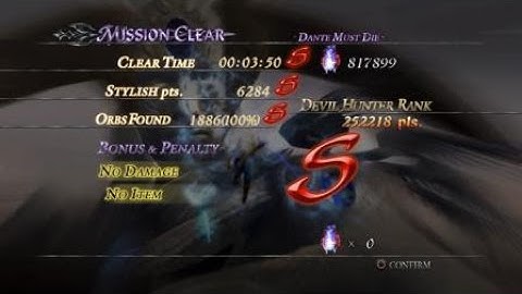 Devil May Cry 4 SE DMD(Vergil) Mission 18 S Rank Clear