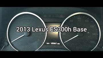 Lexus - ES300 - 2013 - h Base: Gauge Cluster Startup Sequence
