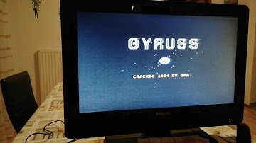 Commodore 64G-Turbo program loading and game .