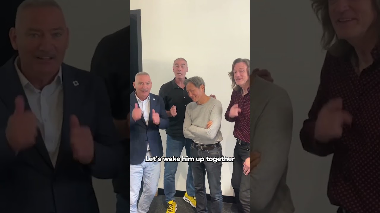 Even Jeff wakes up with Today! 