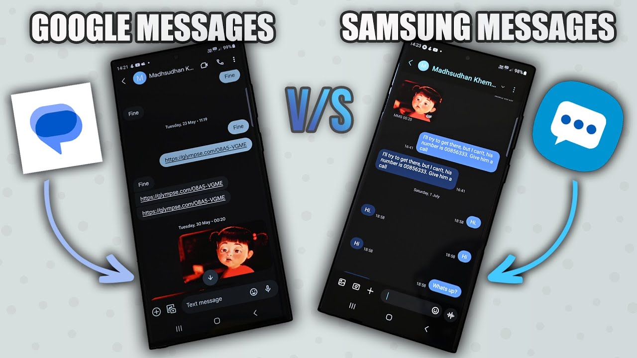 Google Messages vs Samsung Messages The Best Messaging App Right Now