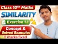 #Class 10th Maharashtra# chapter no 1 similarly# practice set 1.1 #